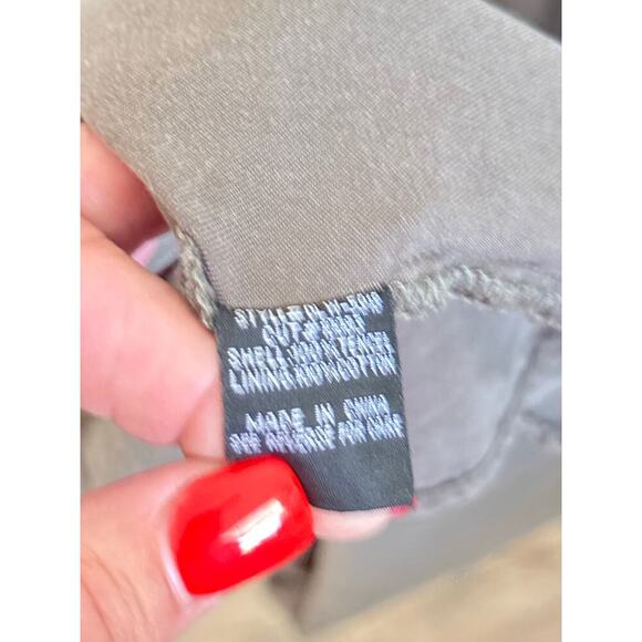 Velvet Heart Women's Gray Short Sleeves Roll Tab Collared Shirt Dress Size Small - Picture 7 of 8